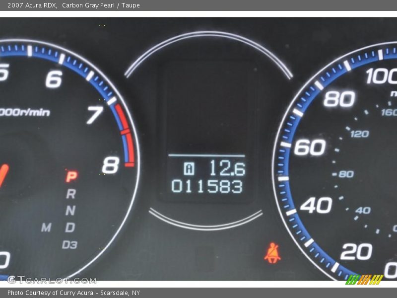 Carbon Gray Pearl / Taupe 2007 Acura RDX
