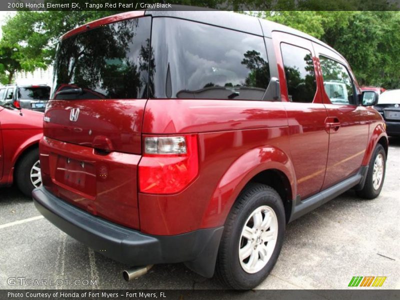 Tango Red Pearl / Gray/Black 2008 Honda Element EX