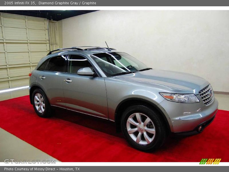 Diamond Graphite Gray / Graphite 2005 Infiniti FX 35
