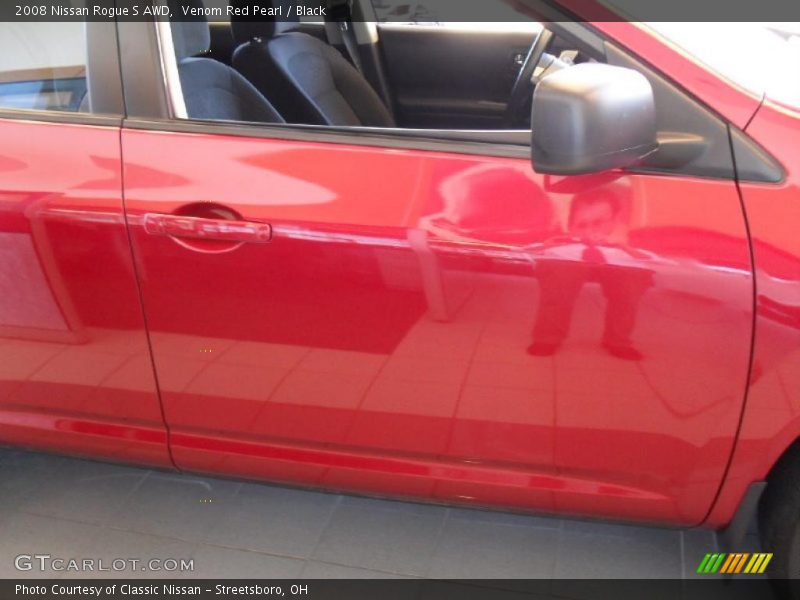 Venom Red Pearl / Black 2008 Nissan Rogue S AWD