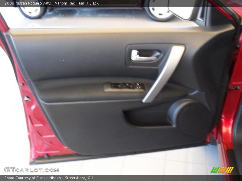 Venom Red Pearl / Black 2008 Nissan Rogue S AWD
