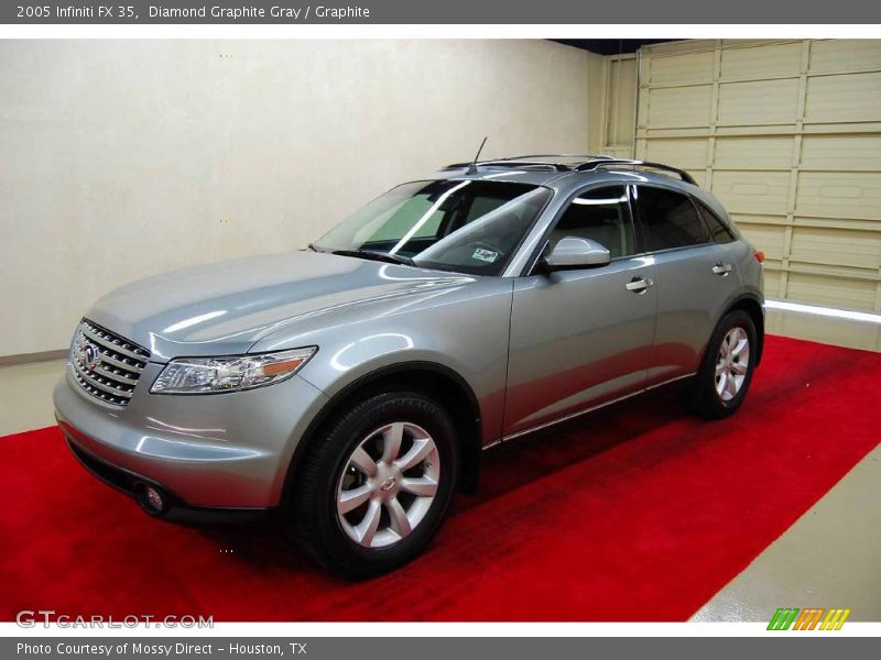 Diamond Graphite Gray / Graphite 2005 Infiniti FX 35