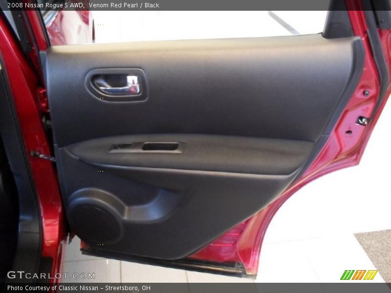 Venom Red Pearl / Black 2008 Nissan Rogue S AWD