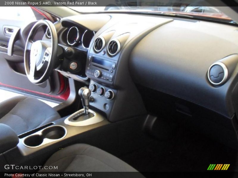 Venom Red Pearl / Black 2008 Nissan Rogue S AWD