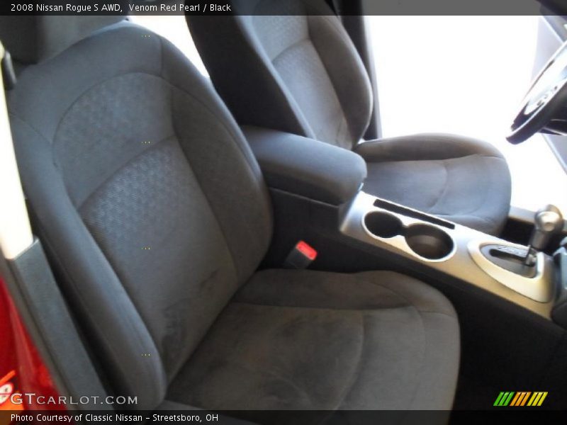 Venom Red Pearl / Black 2008 Nissan Rogue S AWD