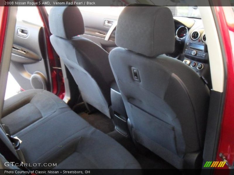 Venom Red Pearl / Black 2008 Nissan Rogue S AWD