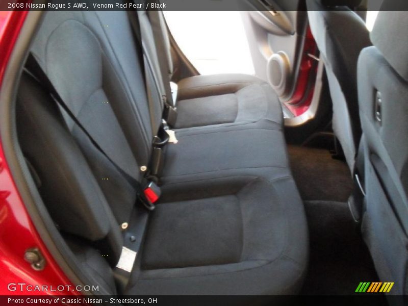 Venom Red Pearl / Black 2008 Nissan Rogue S AWD