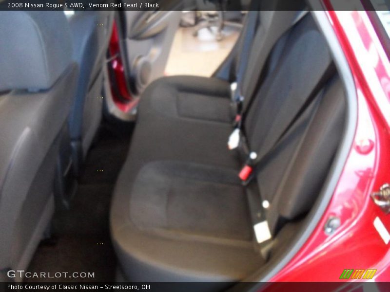 Venom Red Pearl / Black 2008 Nissan Rogue S AWD