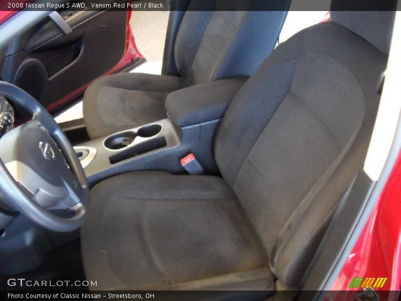 Venom Red Pearl / Black 2008 Nissan Rogue S AWD