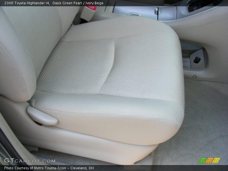 Oasis Green Pearl / Ivory Beige 2006 Toyota Highlander I4