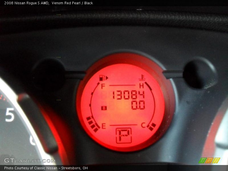 Venom Red Pearl / Black 2008 Nissan Rogue S AWD