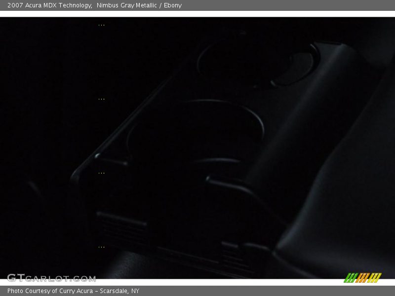 Nimbus Gray Metallic / Ebony 2007 Acura MDX Technology