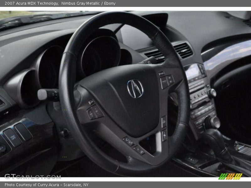 Nimbus Gray Metallic / Ebony 2007 Acura MDX Technology