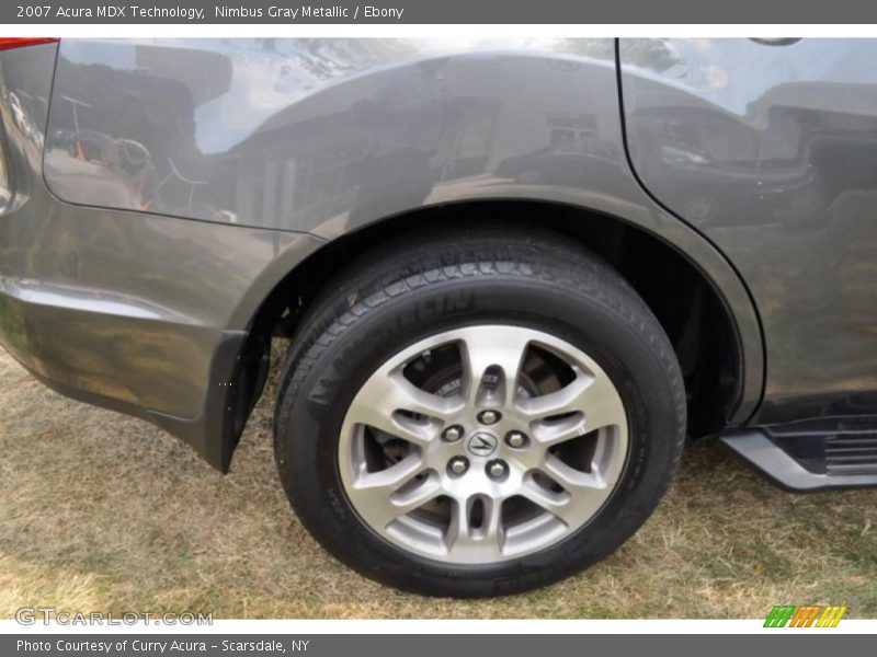 Nimbus Gray Metallic / Ebony 2007 Acura MDX Technology