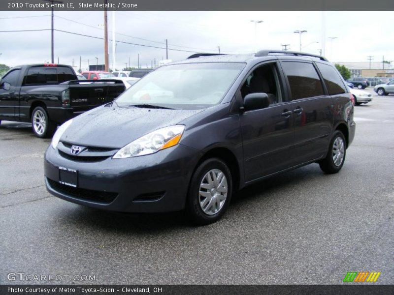 Slate Metallic / Stone 2010 Toyota Sienna LE
