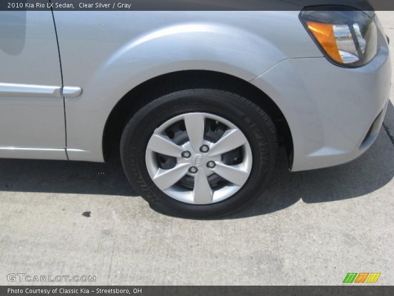 Clear Silver / Gray 2010 Kia Rio LX Sedan