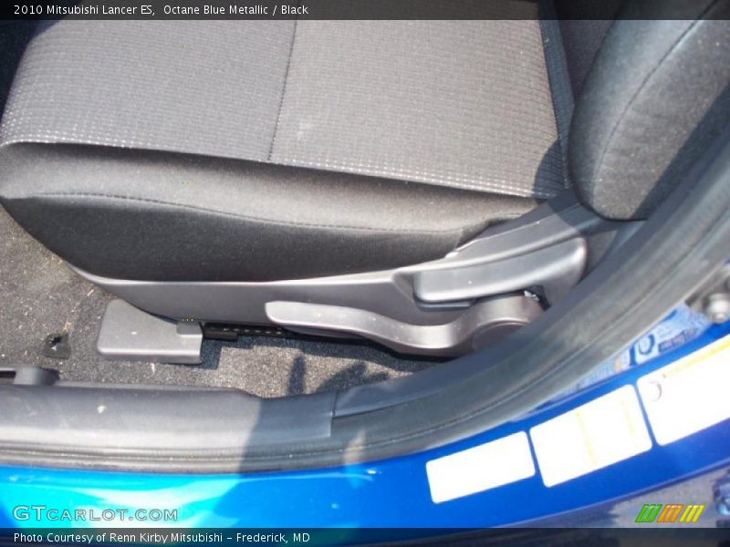 Octane Blue Metallic / Black 2010 Mitsubishi Lancer ES