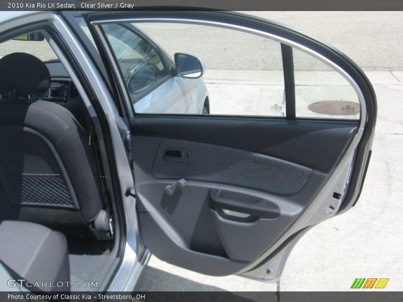 Clear Silver / Gray 2010 Kia Rio LX Sedan
