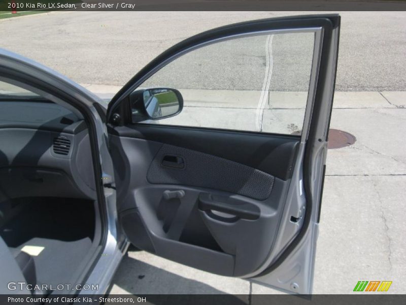 Clear Silver / Gray 2010 Kia Rio LX Sedan