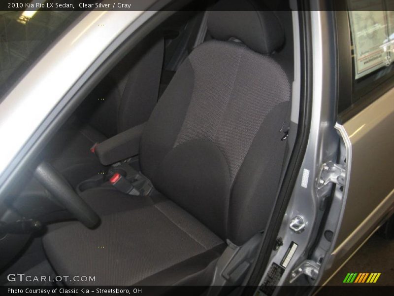 Clear Silver / Gray 2010 Kia Rio LX Sedan