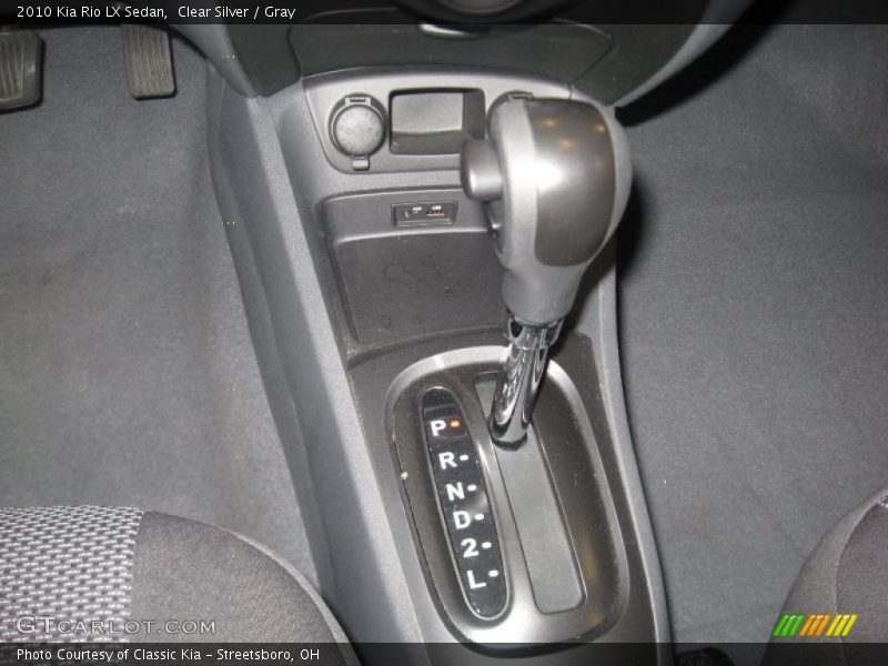 Clear Silver / Gray 2010 Kia Rio LX Sedan