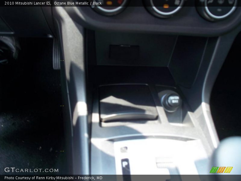 Octane Blue Metallic / Black 2010 Mitsubishi Lancer ES