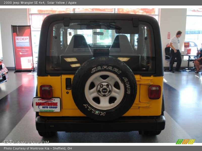 Solar Yellow / Agate 2000 Jeep Wrangler SE 4x4