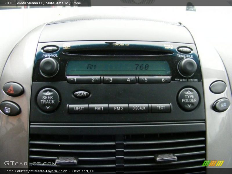Slate Metallic / Stone 2010 Toyota Sienna LE