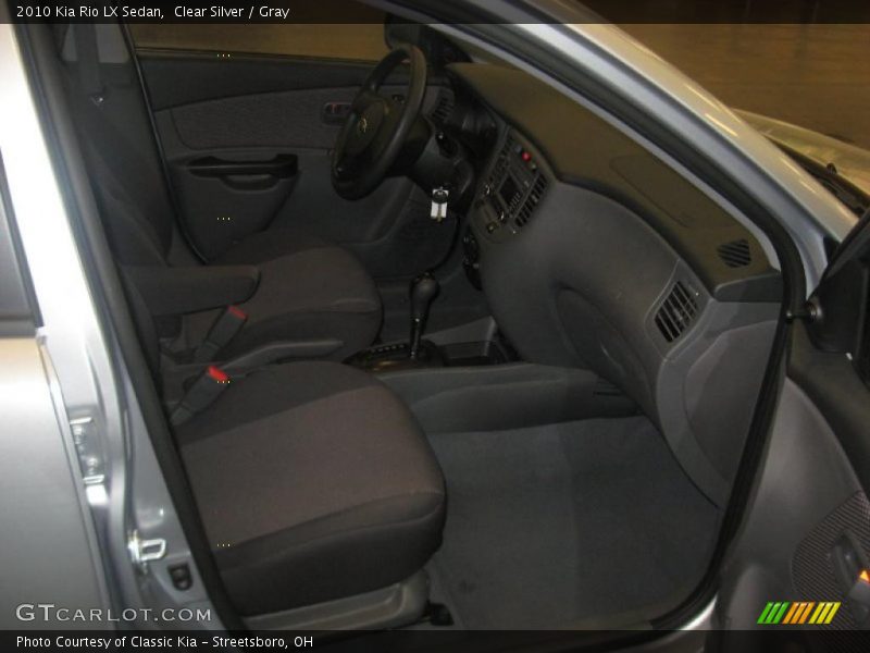 Clear Silver / Gray 2010 Kia Rio LX Sedan