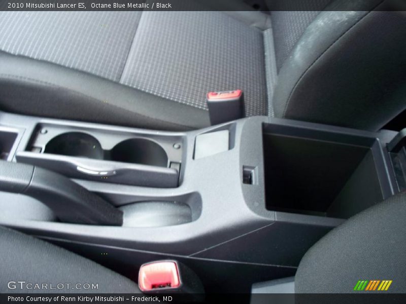 Octane Blue Metallic / Black 2010 Mitsubishi Lancer ES