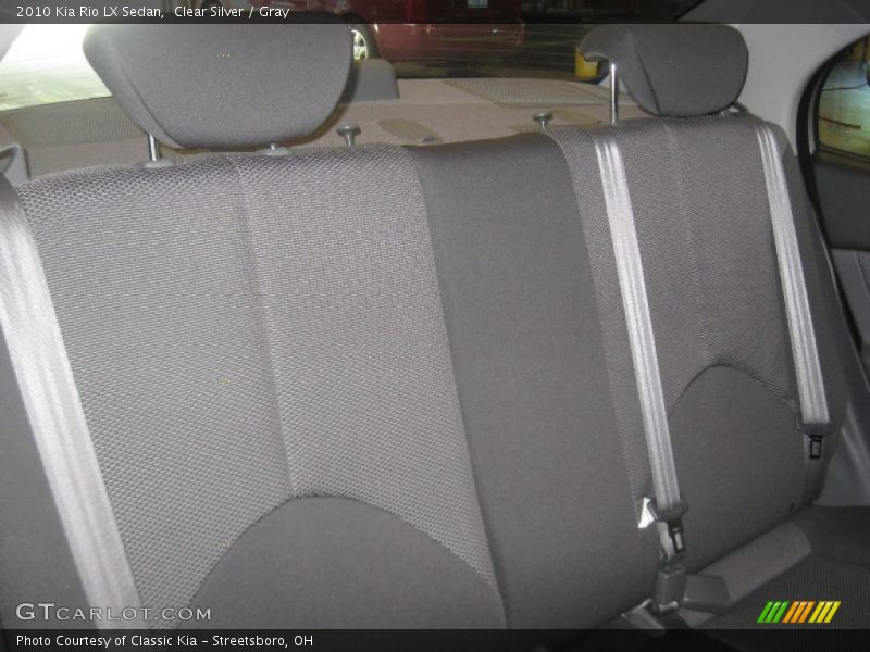 Clear Silver / Gray 2010 Kia Rio LX Sedan