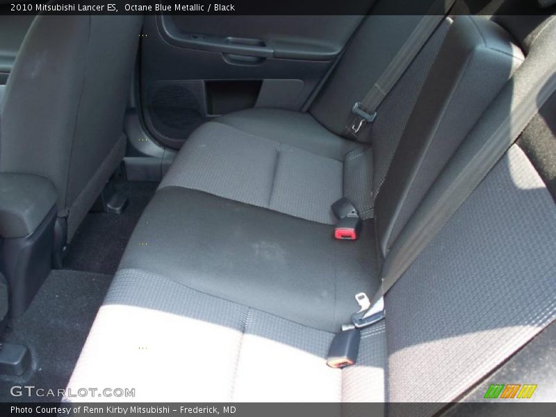 Octane Blue Metallic / Black 2010 Mitsubishi Lancer ES