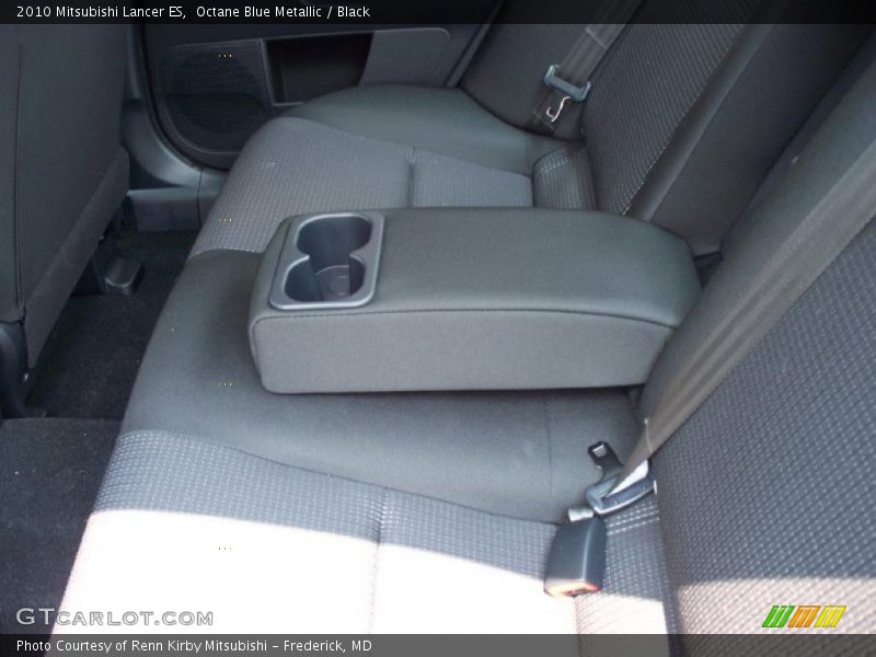 Octane Blue Metallic / Black 2010 Mitsubishi Lancer ES