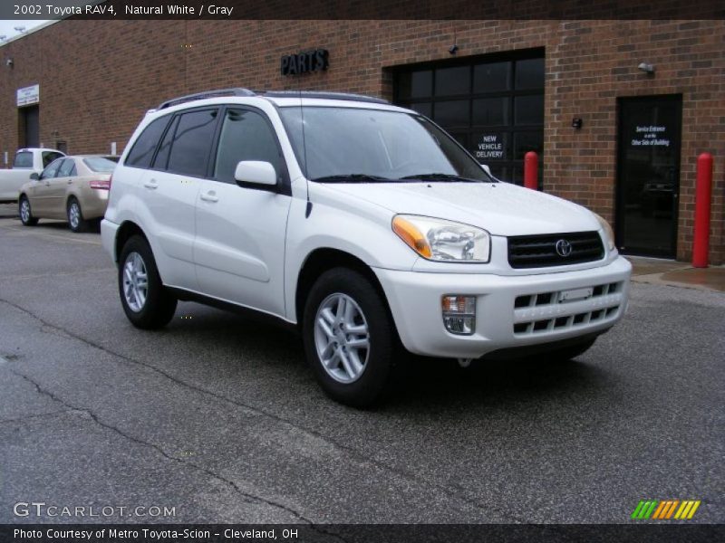 Natural White / Gray 2002 Toyota RAV4