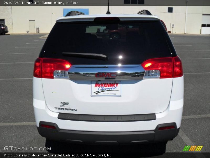 Summit White / Jet Black 2010 GMC Terrain SLE