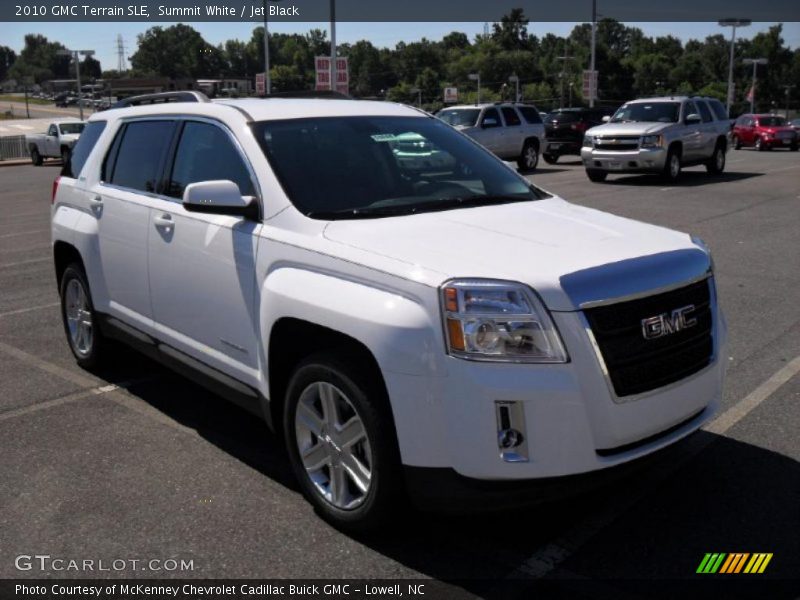 Summit White / Jet Black 2010 GMC Terrain SLE