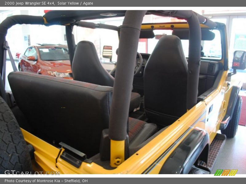 Solar Yellow / Agate 2000 Jeep Wrangler SE 4x4