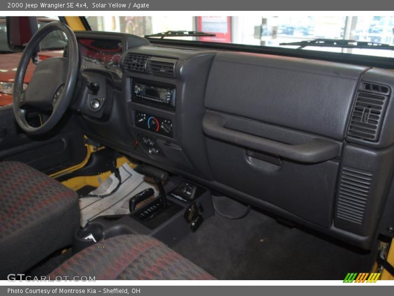 Solar Yellow / Agate 2000 Jeep Wrangler SE 4x4