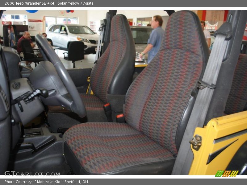 Solar Yellow / Agate 2000 Jeep Wrangler SE 4x4