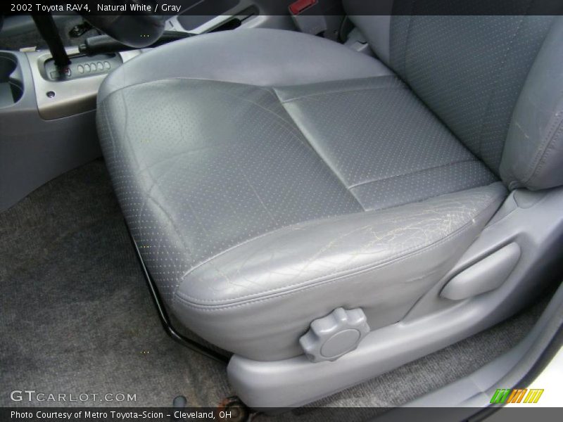 Natural White / Gray 2002 Toyota RAV4