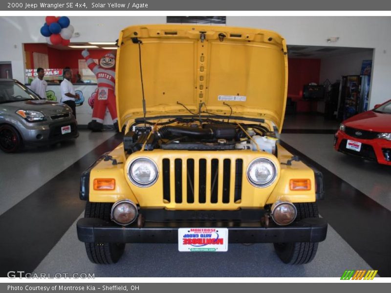 Solar Yellow / Agate 2000 Jeep Wrangler SE 4x4