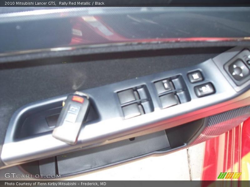 Rally Red Metallic / Black 2010 Mitsubishi Lancer GTS