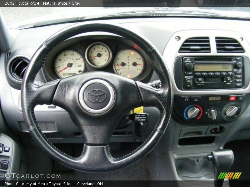 Natural White / Gray 2002 Toyota RAV4