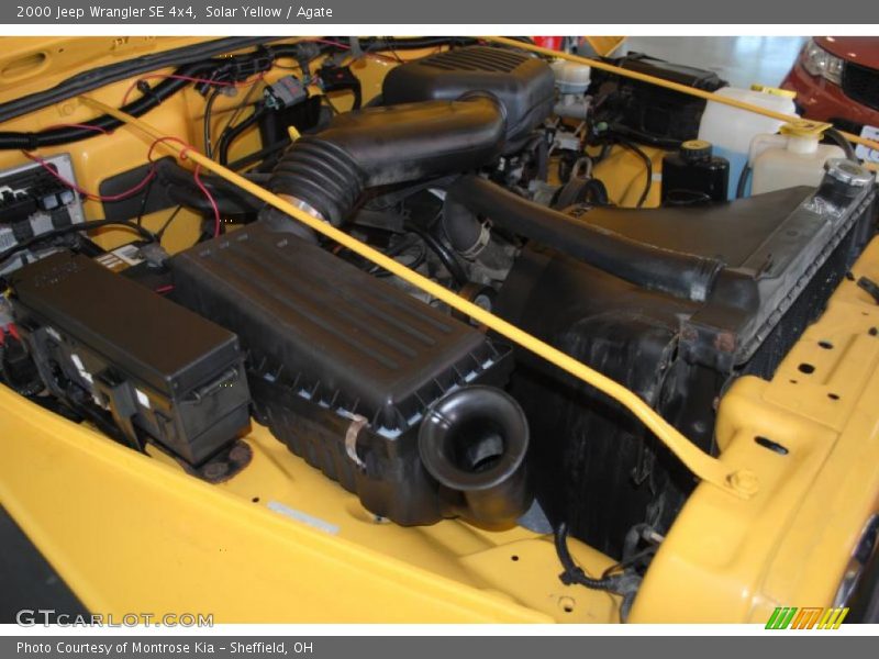 Solar Yellow / Agate 2000 Jeep Wrangler SE 4x4