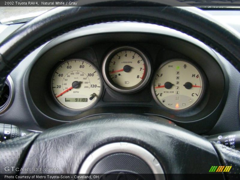 Natural White / Gray 2002 Toyota RAV4