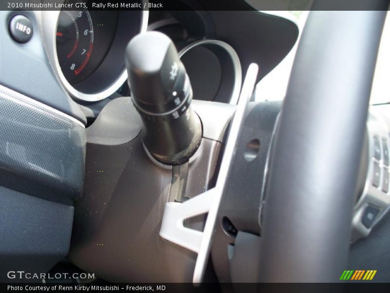 Rally Red Metallic / Black 2010 Mitsubishi Lancer GTS