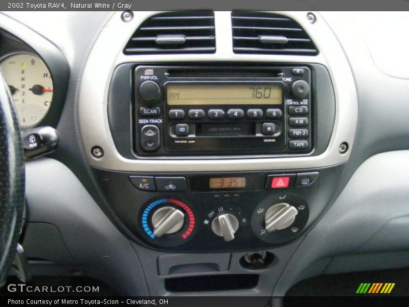 Natural White / Gray 2002 Toyota RAV4