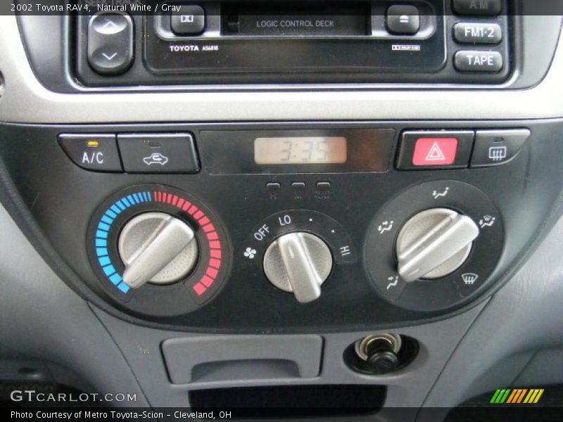 Natural White / Gray 2002 Toyota RAV4