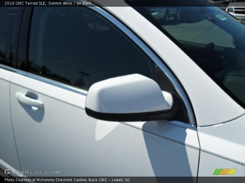 Summit White / Jet Black 2010 GMC Terrain SLE