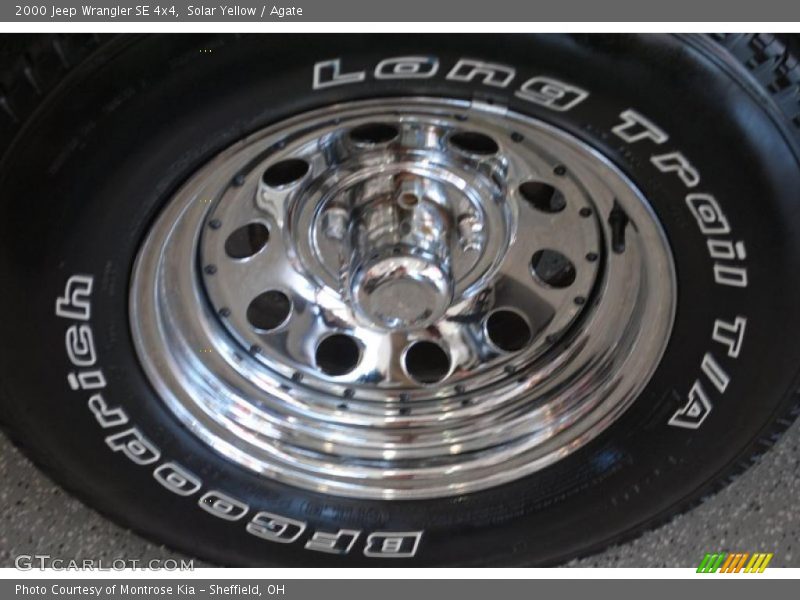 Solar Yellow / Agate 2000 Jeep Wrangler SE 4x4